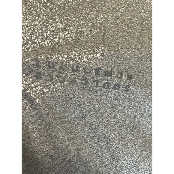 Lululemon X SoulCycle Womens 6?To The Beat Tee Luminosity Foil Print Grey Silver - Picture 5 of 7